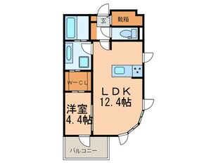 リーブル博多駅前の物件間取画像